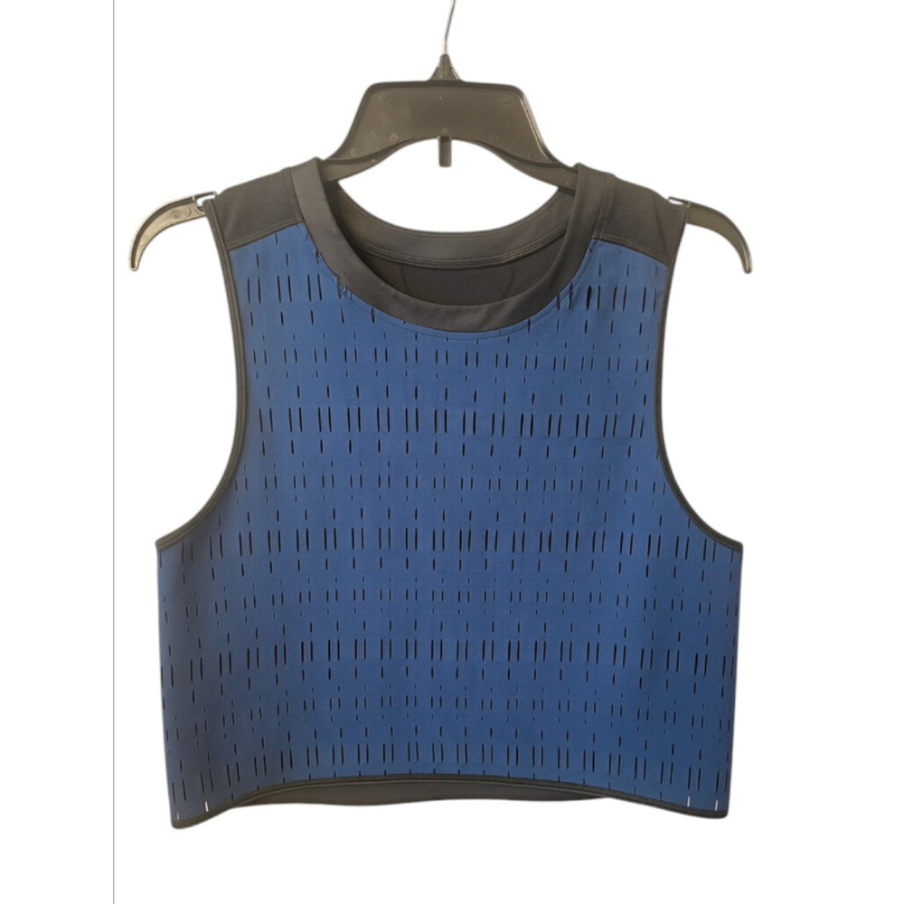 Under Armour Women’s Ladder Mesh Muscle Tank Top - Size Medium - Blue/Black